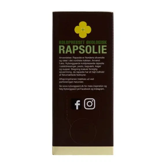 Rapsolie Nyborggaard bag in box 1 liter økologisk